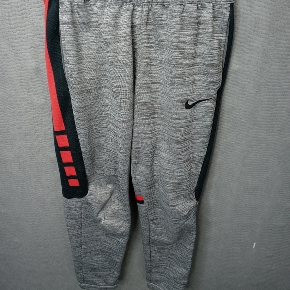 Nike Big Boys Therma Elite Gray Basketball Pants S - Picture 1 of 8